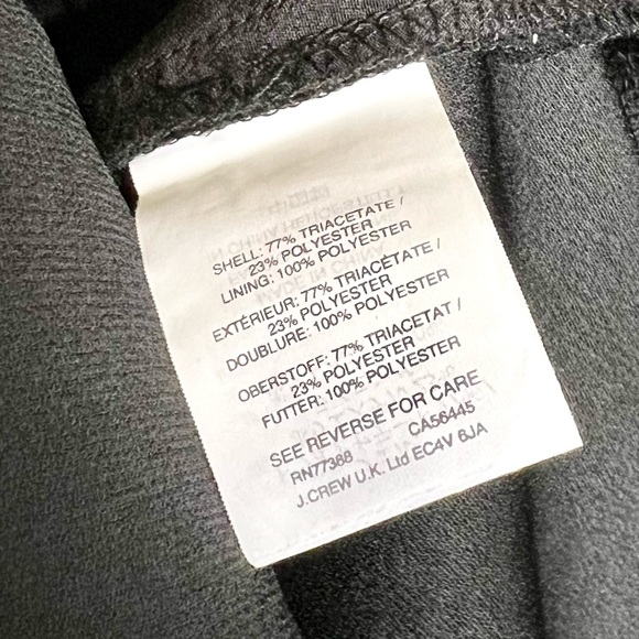 NEW J. Crew Jalopy Bow-Embellished Crepe Jumpsuit in Black Size 4Petite - Picture 7 of 10